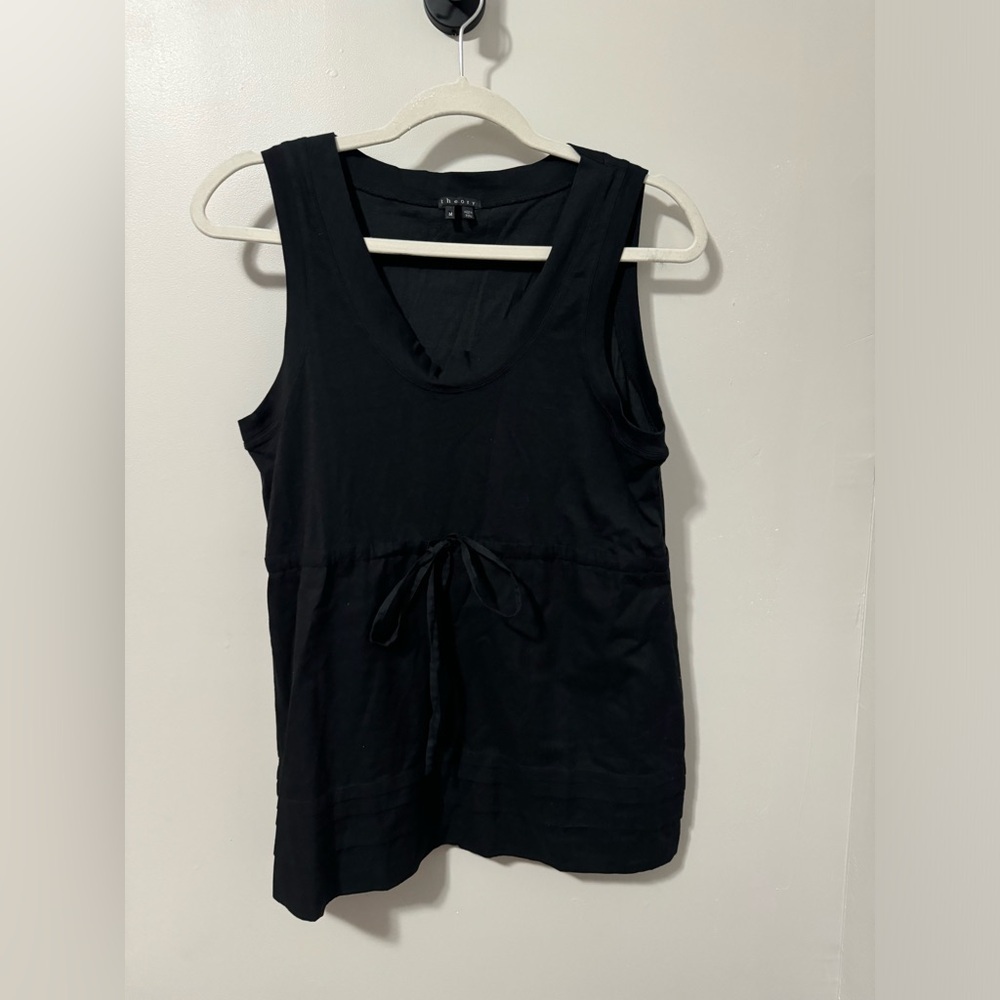 Theory Black Blouse